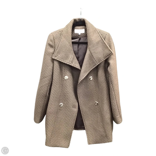 Coat Peacoat By Calvin Klein In Brown, Size: M