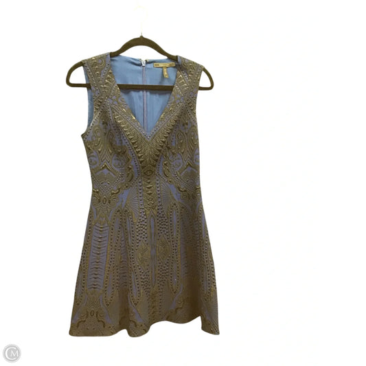 Dress Party Short By Bcbgmaxazria In Black & Blue, Size: 6