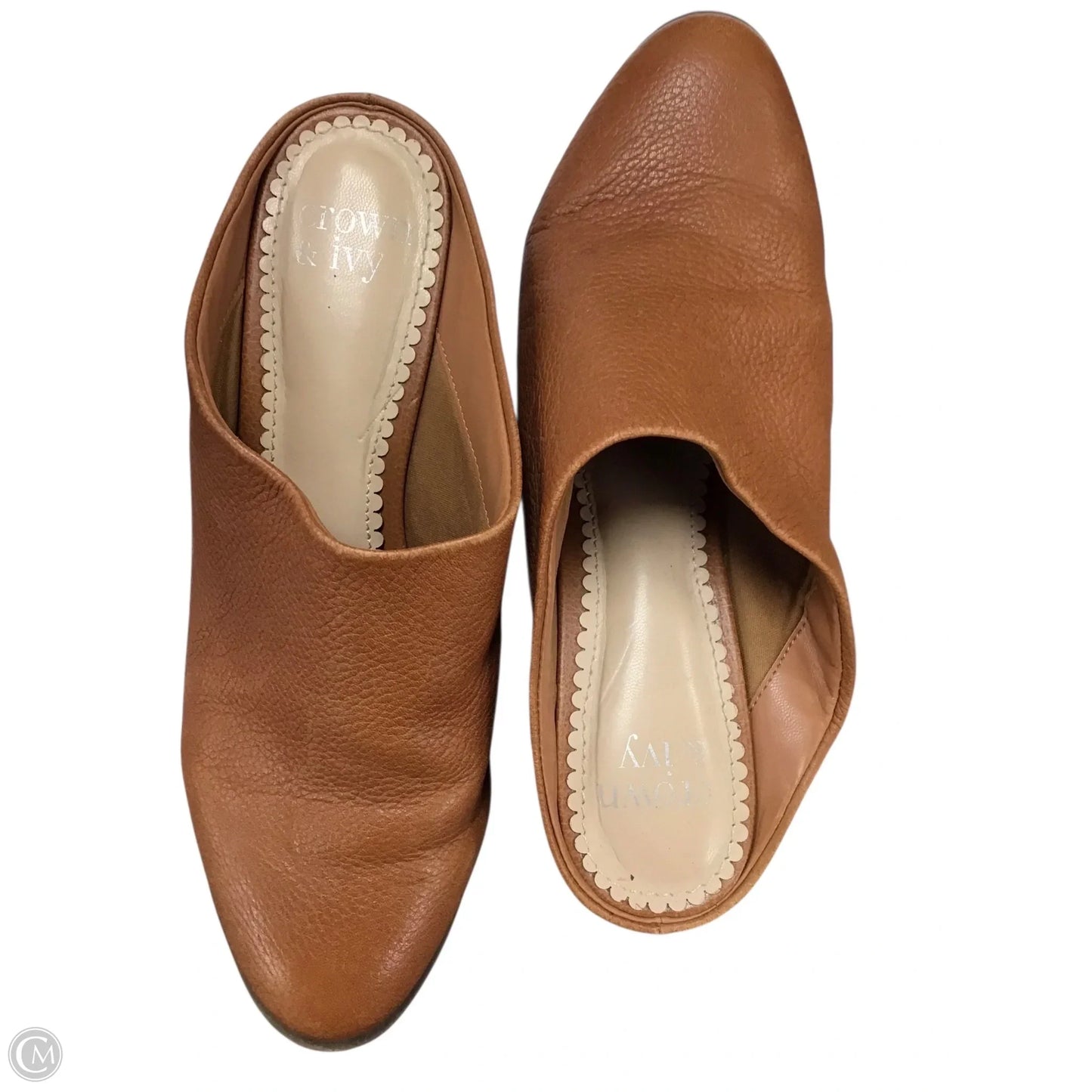 Shoes Heels Block By Crown And Ivy In Bronze, Size: 7.5