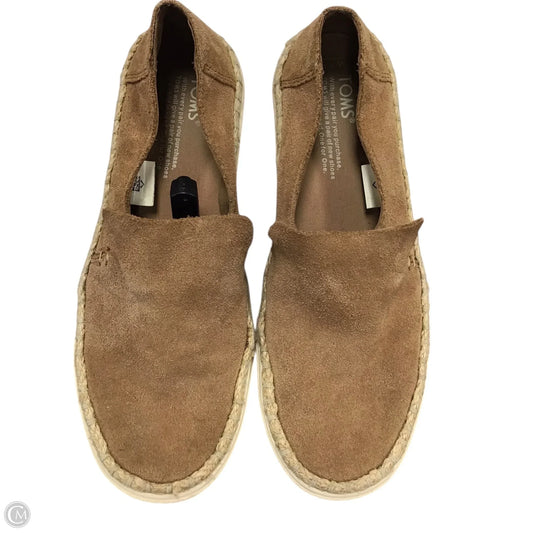 Shoes Sneakers By Toms In Brown, Size: 7.5