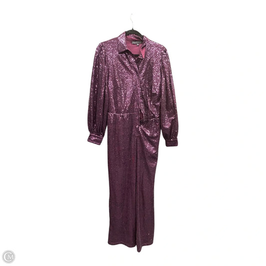 Jumpsuit By Eloquii In Purple, Size: 14