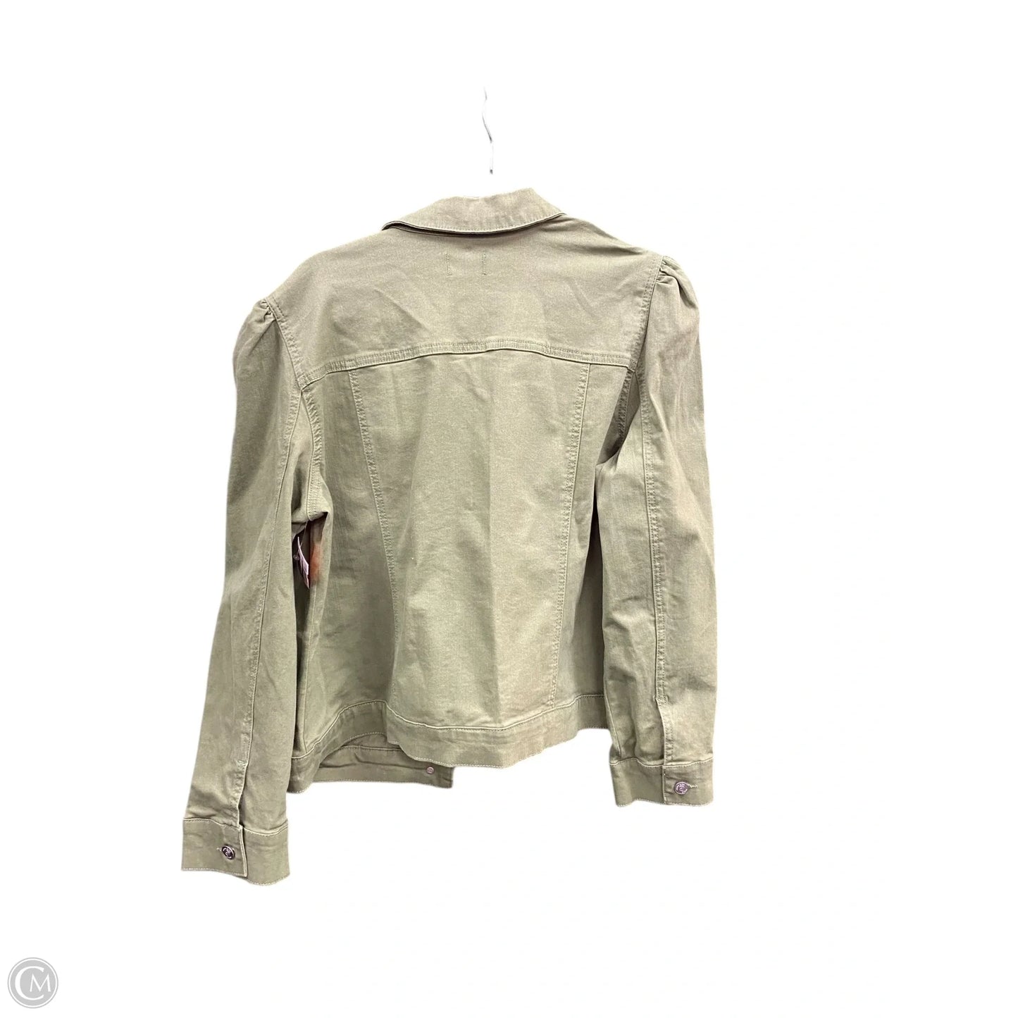 Jacket Denim By Crown And Ivy In Green, Size: Xl
