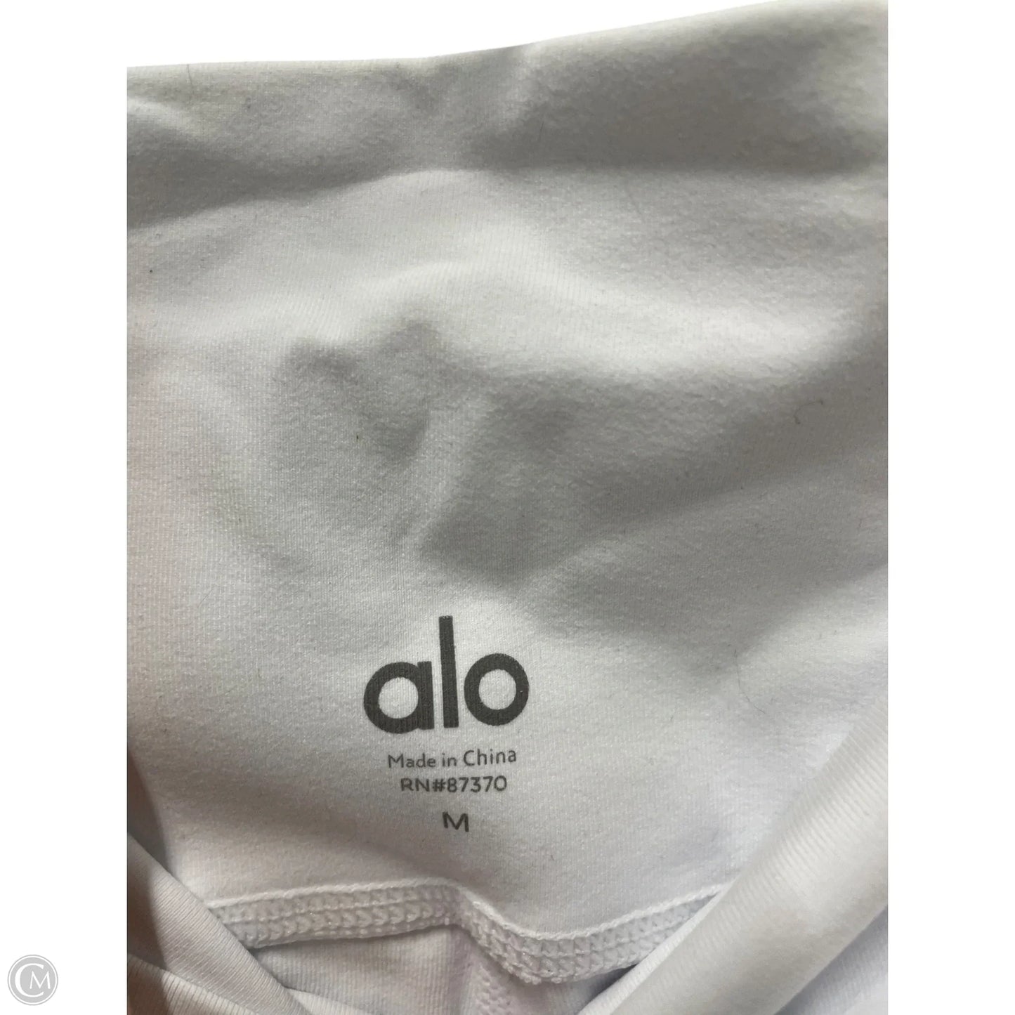 Athletic Leggings By Alo In White, Size: M