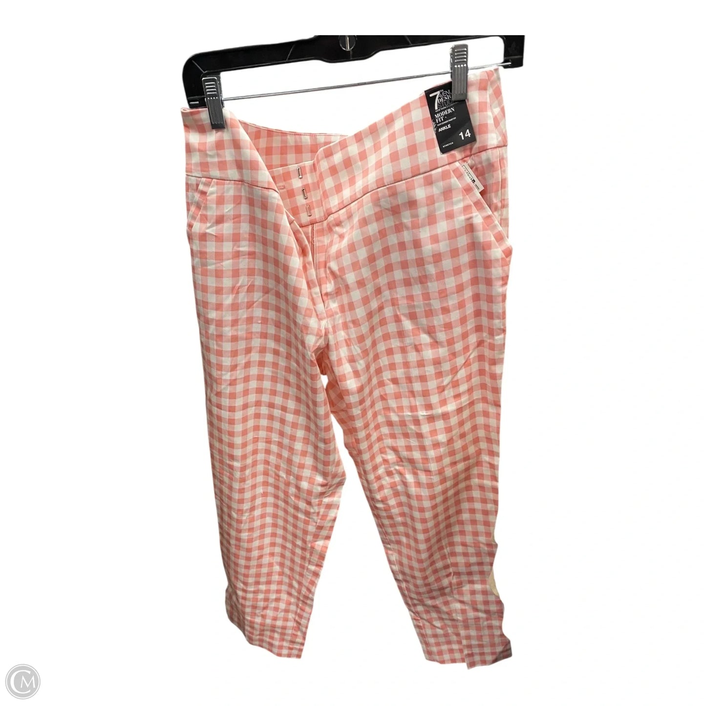 Pants Chinos & Khakis By New York And Co In Pink & White, Size: 14