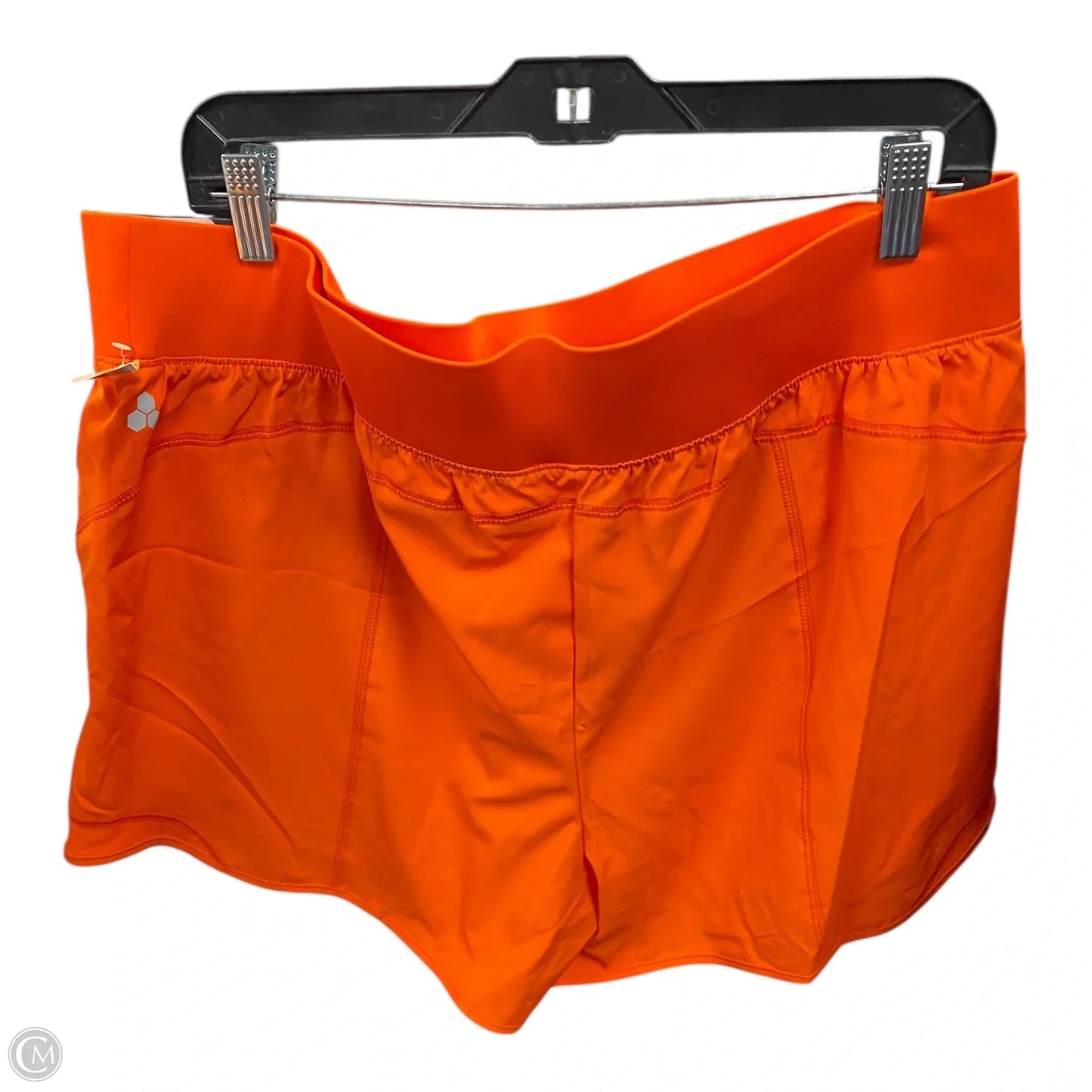 Athletic Shorts By Tek Gear In Orange, Size: Xxl