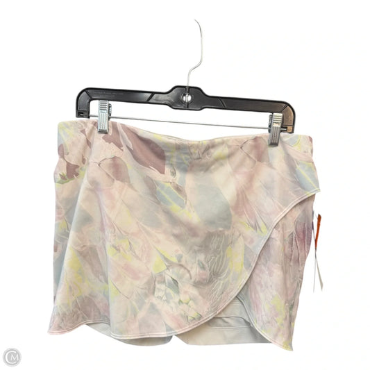 Athletic Skirt By Lululemon In Floral Print, Size: 12