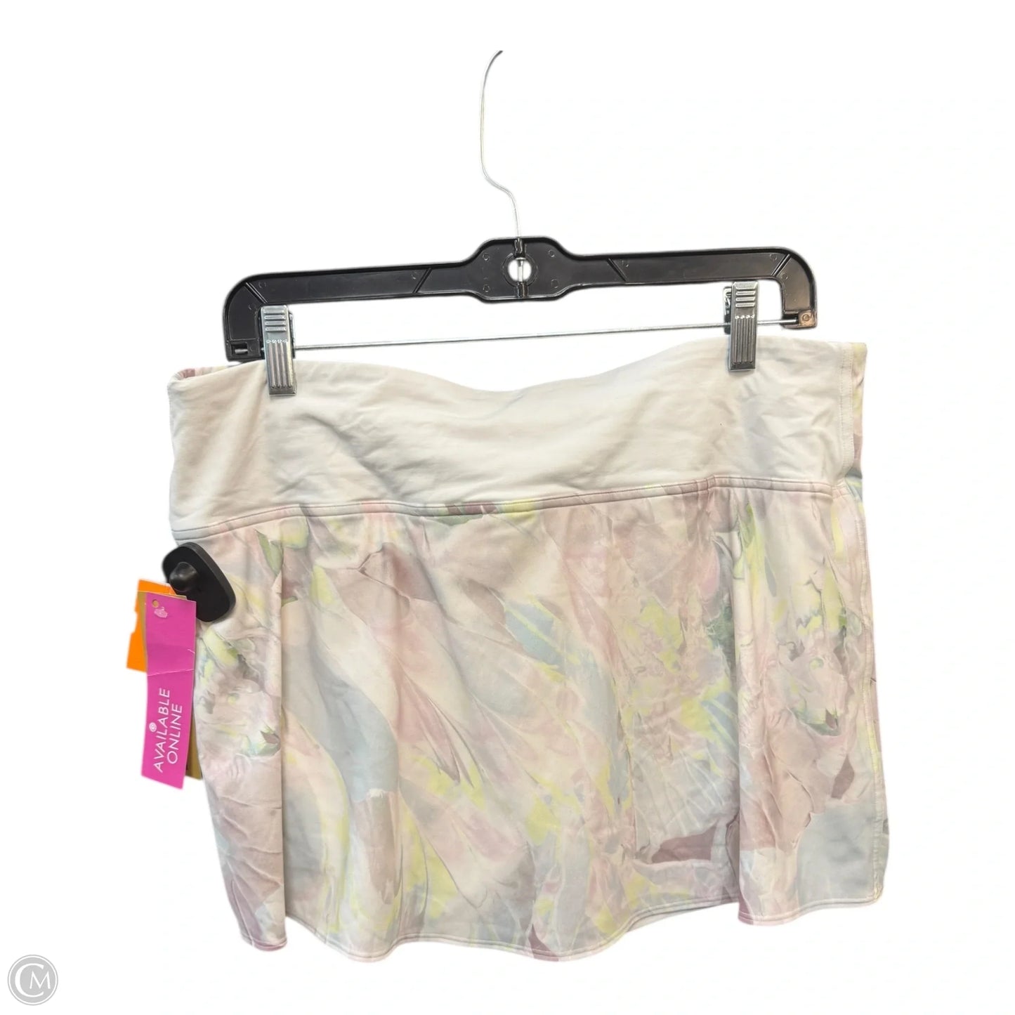Athletic Skirt By Lululemon In Floral Print, Size: 12