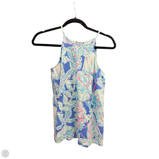 Top Sleeveless Designer By Lilly Pulitzer In Blue & Pink, Size: Xxs