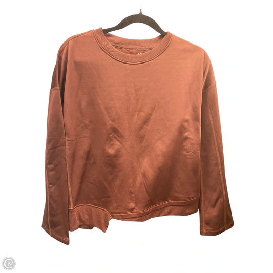 Sweatshirt Crewneck By Tahari By Arthur Levine In Brown, Size: S