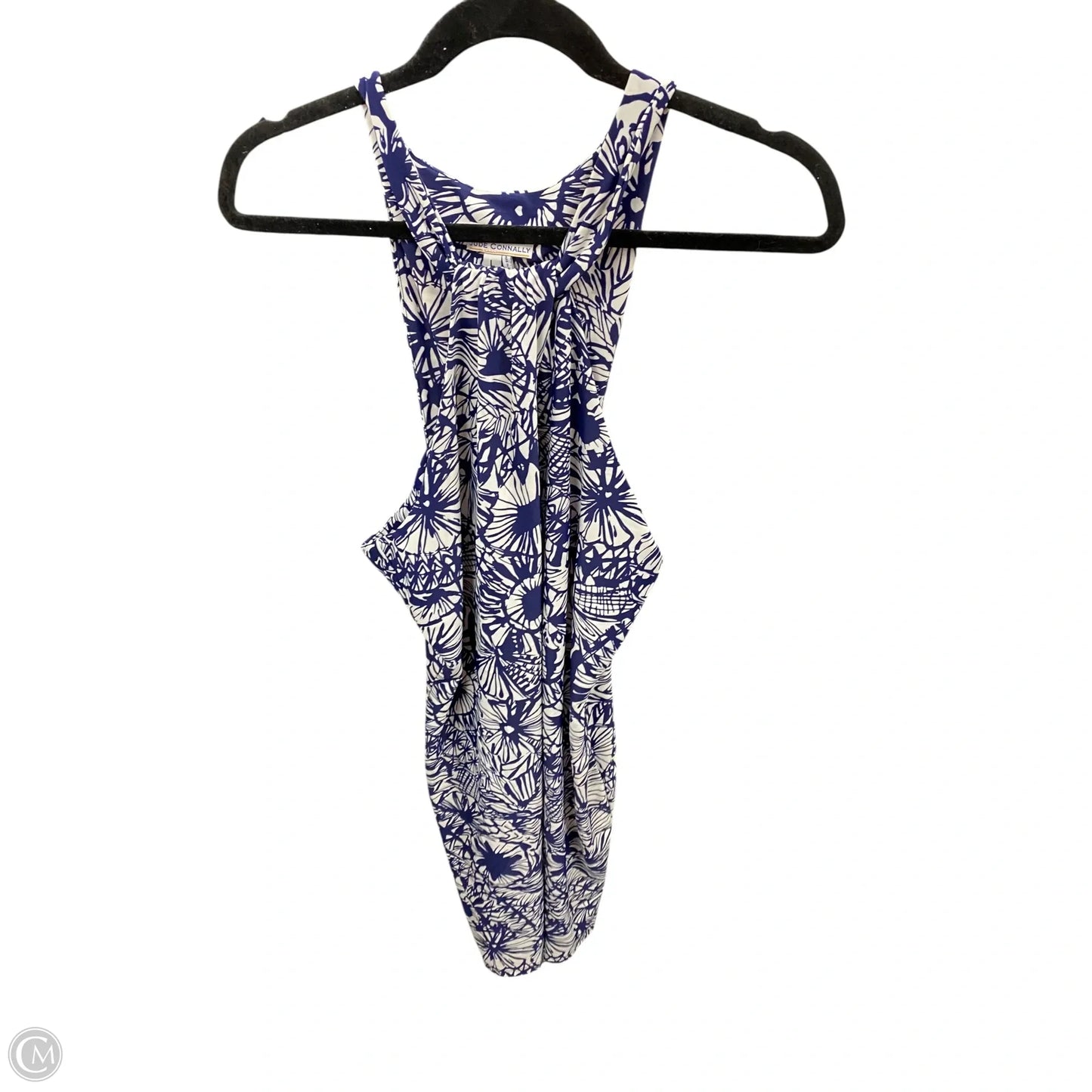 Dress Casual Short By Jude Connally In Blue & White, Size: L