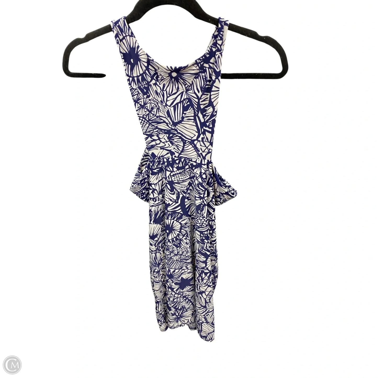 Dress Casual Short By Jude Connally In Blue & White, Size: L