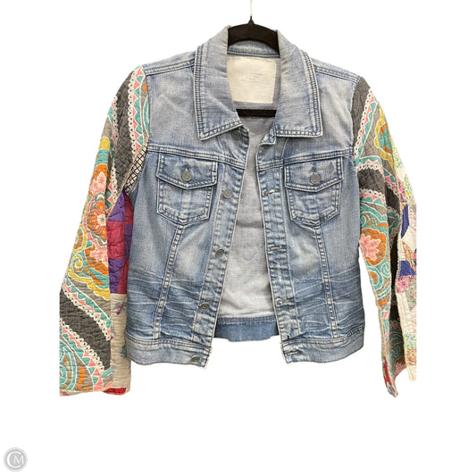 Jacket Denim By Kut In Multi-colored, Size: S