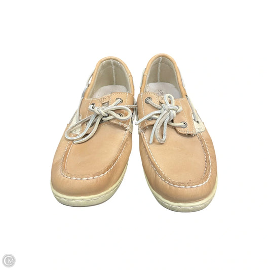 Shoes Flats By Sperry In Tan, Size: 10