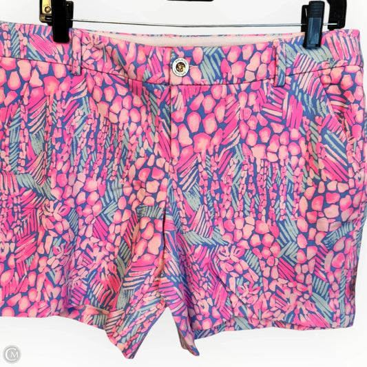 Shorts Designer By Lilly Pulitzer In Blue & Pink, Size: 10