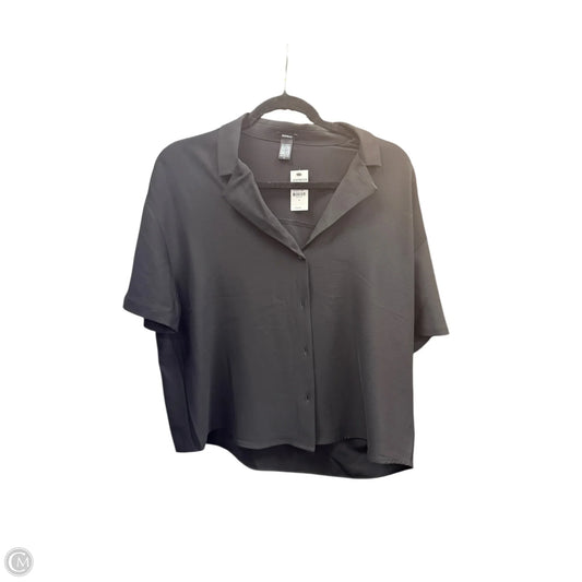 Blouse Short Sleeve By Express In Black, Size: M