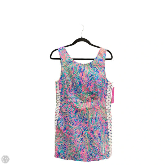 Dress Designer By Lilly Pulitzer In Green & Pink, Size: 14