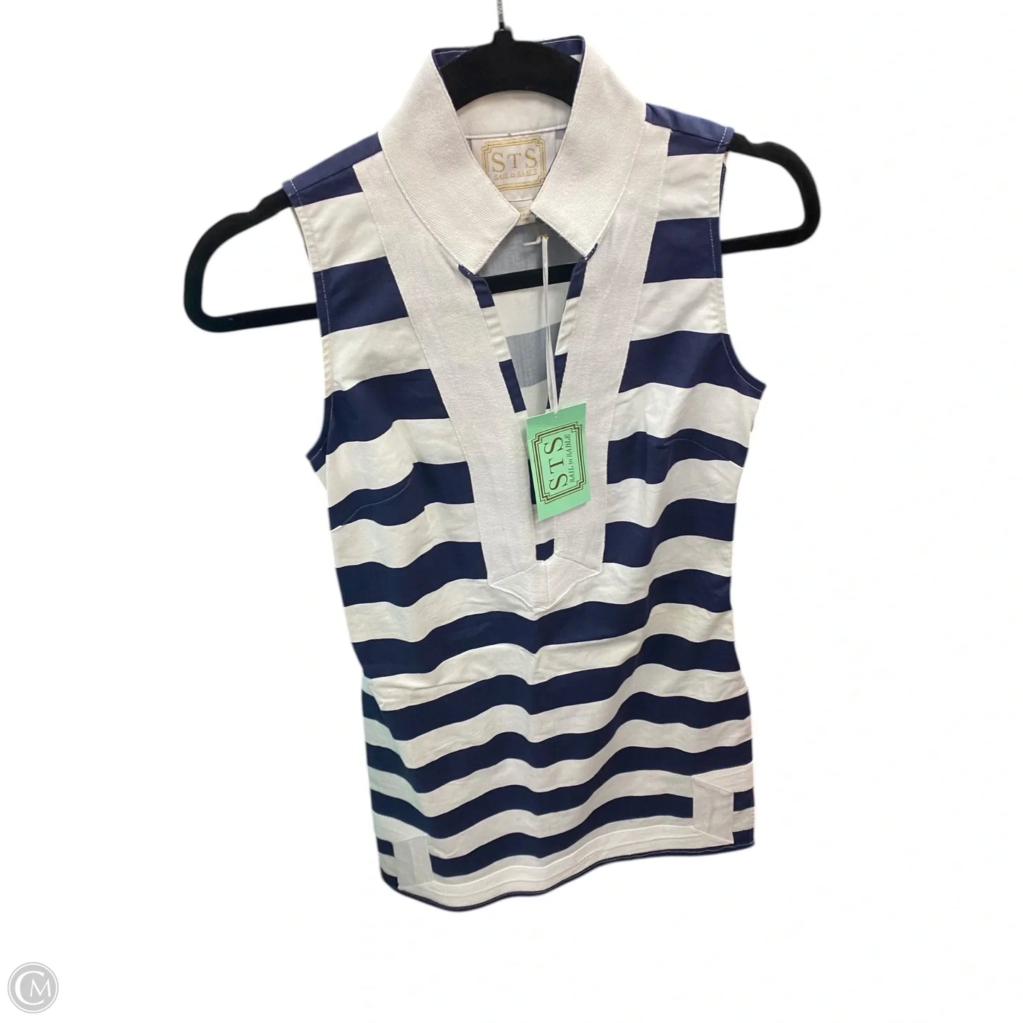 Dress Casual Short By Sail To Sable In Blue & White, Size: Xs