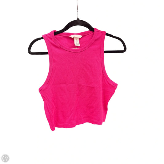 Tank Top By H&m In Pink, Size: M