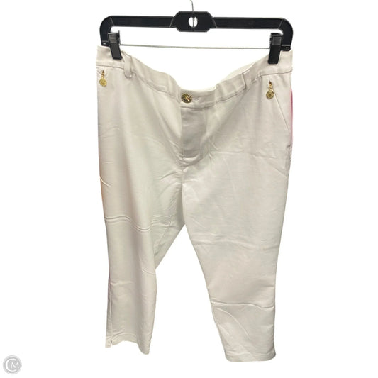 Pants Designer By Lilly Pulitzer In White, Size: 16