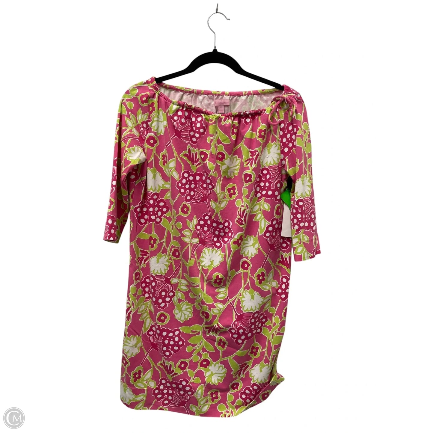 Dress Designer By Lilly Pulitzer In Green & Pink, Size: Xs