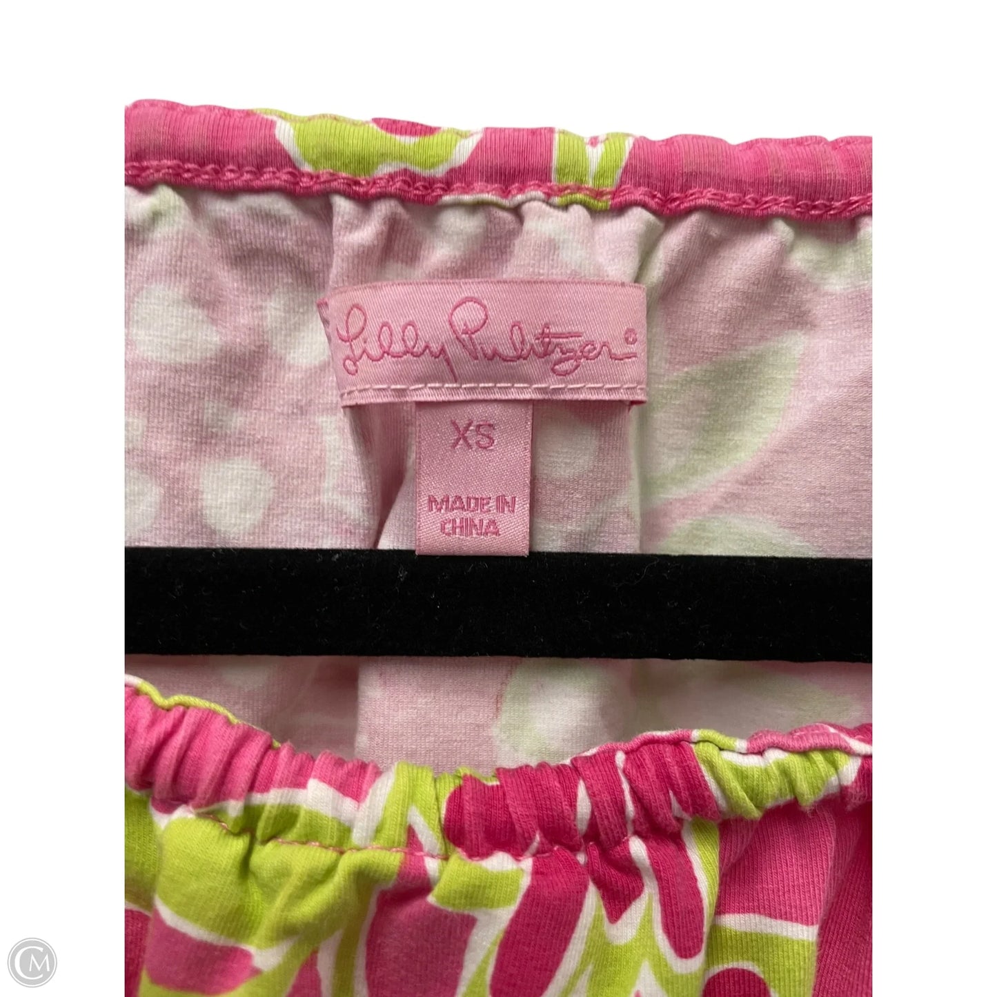 Dress Designer By Lilly Pulitzer In Green & Pink, Size: Xs