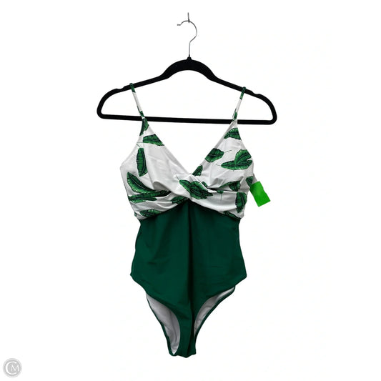 Swimsuit By Cupshe In Tropical Print, Size: M