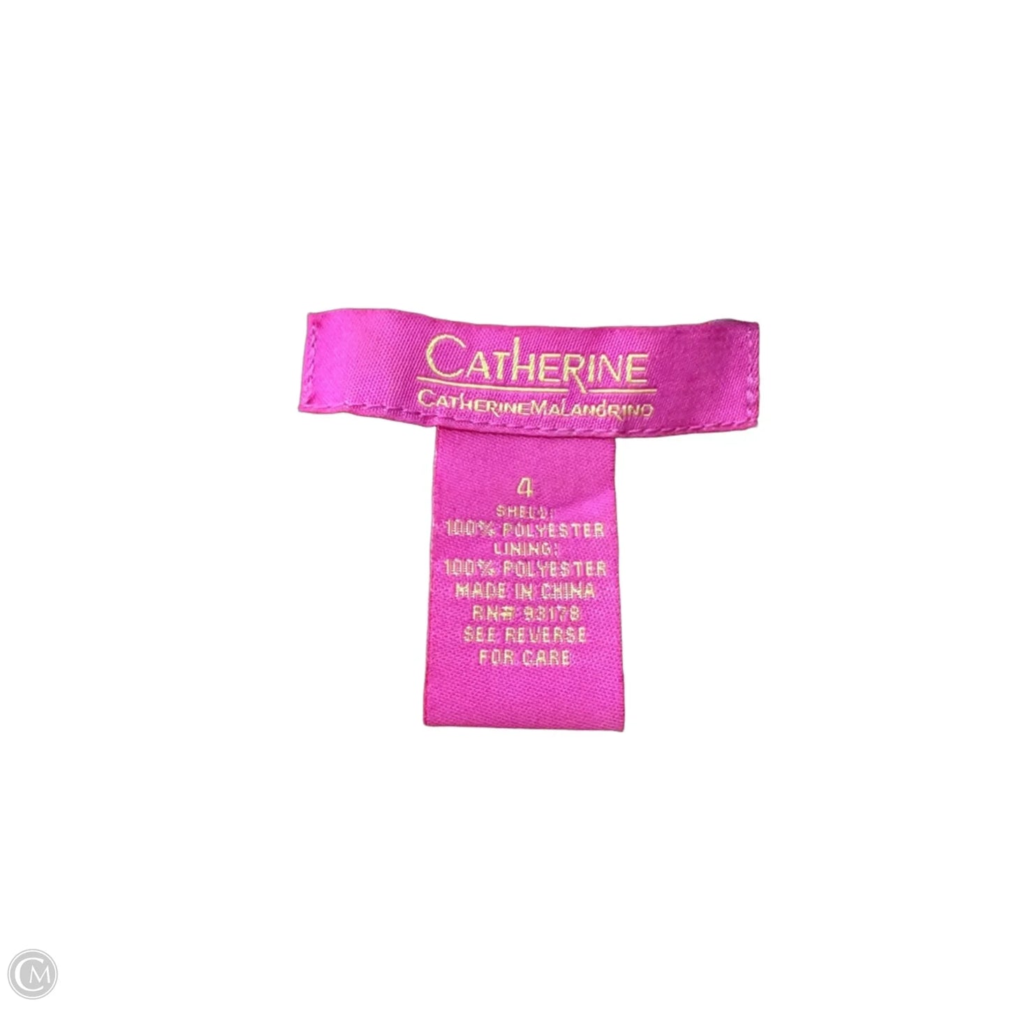 Dress Casual Short By Catherine Malandrino In Coral, Size: 4