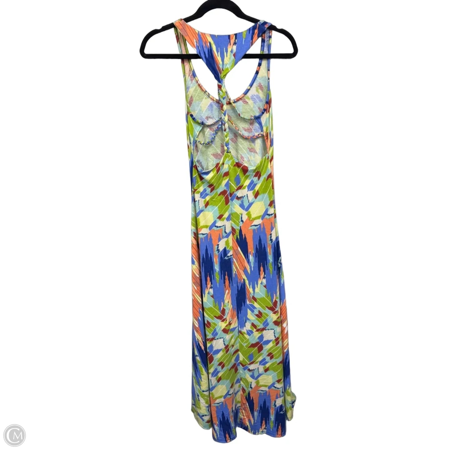 Dress Casual Maxi By American Rag In Blue & Orange, Size: S