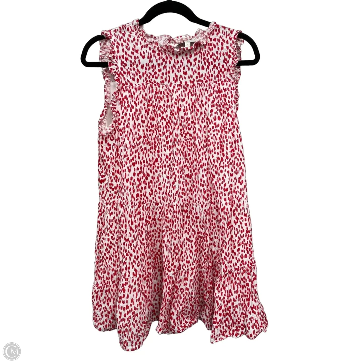 Dress Casual Short By Pinch In Red & White, Size: L
