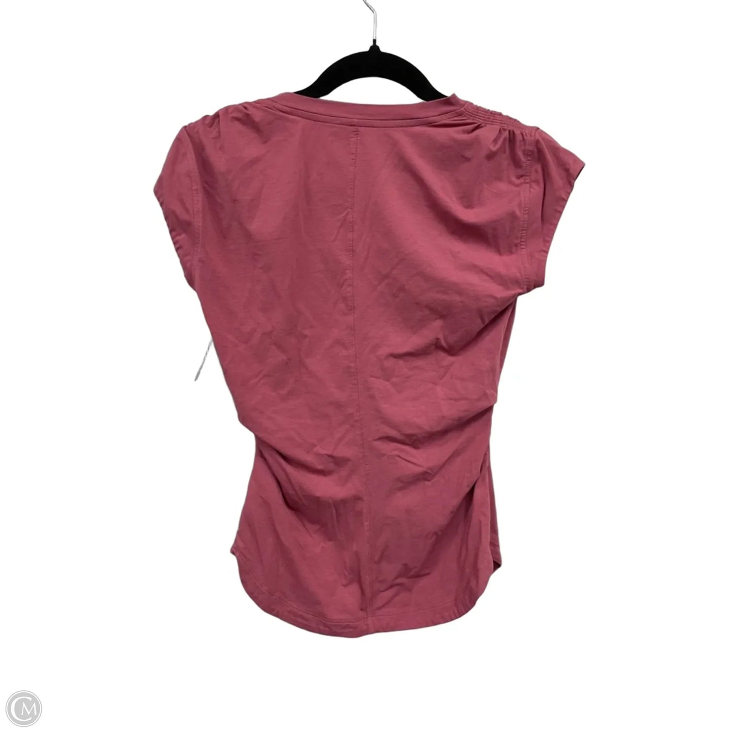 Athletic Top Short Sleeve By Athleta In Mauve, Size: Xxs