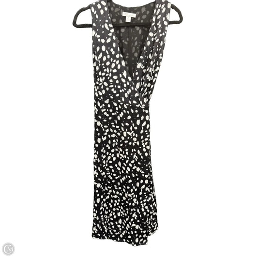Dress Casual Midi By Nordstrom In Black & White, Size: 8