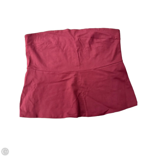 Blouse Sleeveless By Fashion Nova In Maroon, Size: 3x