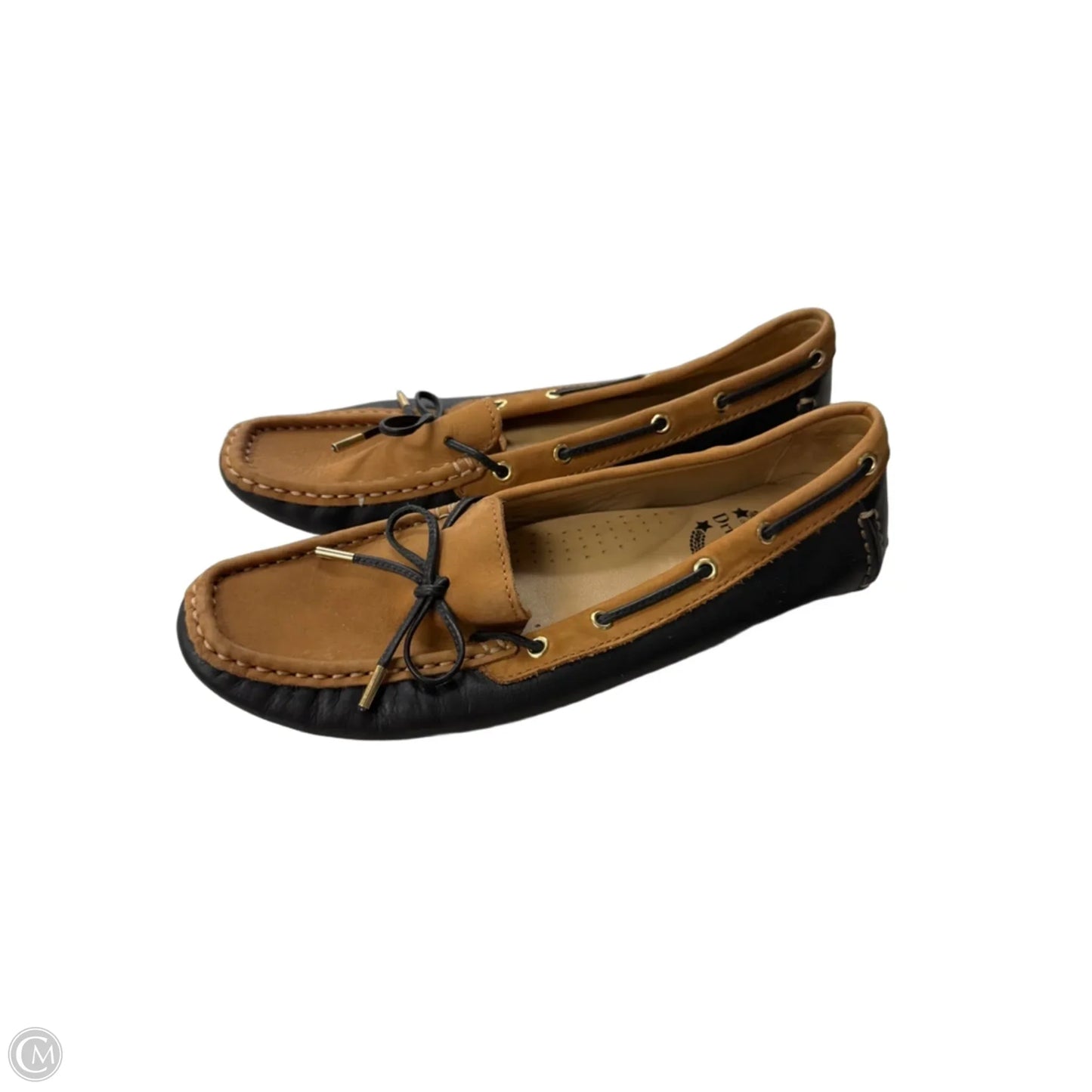 Shoes Flats By Clothes Mentor In Black & Brown, Size: 7