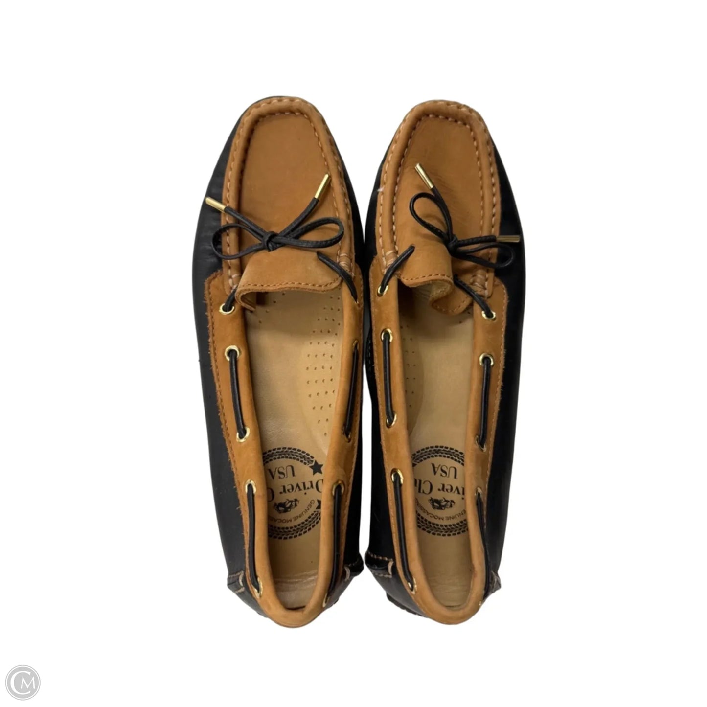 Shoes Flats By Clothes Mentor In Black & Brown, Size: 7