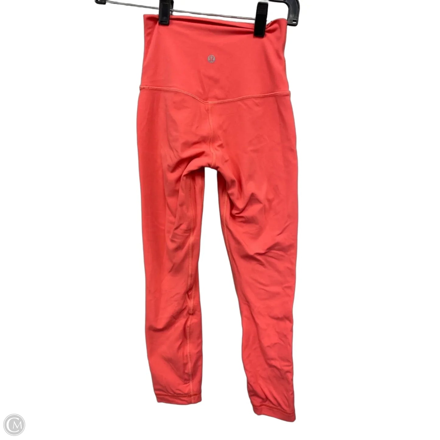 Athletic Leggings Capris By Lululemon In Coral, Size: 2