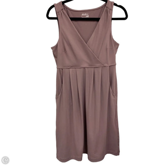 Athletic Dress By Eddie Bauer In Mauve, Size: S