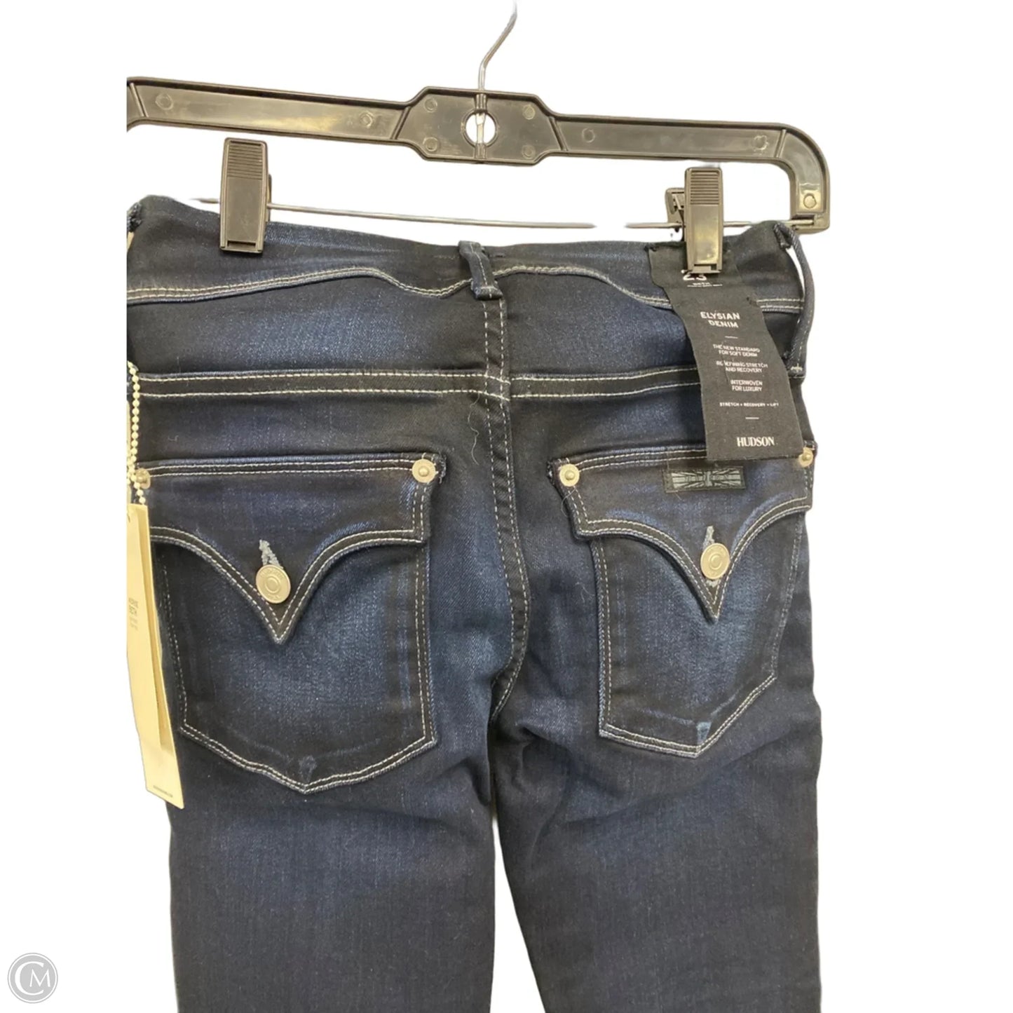 Jeans Boot Cut By Hudson In Blue Denim, Size: 0p