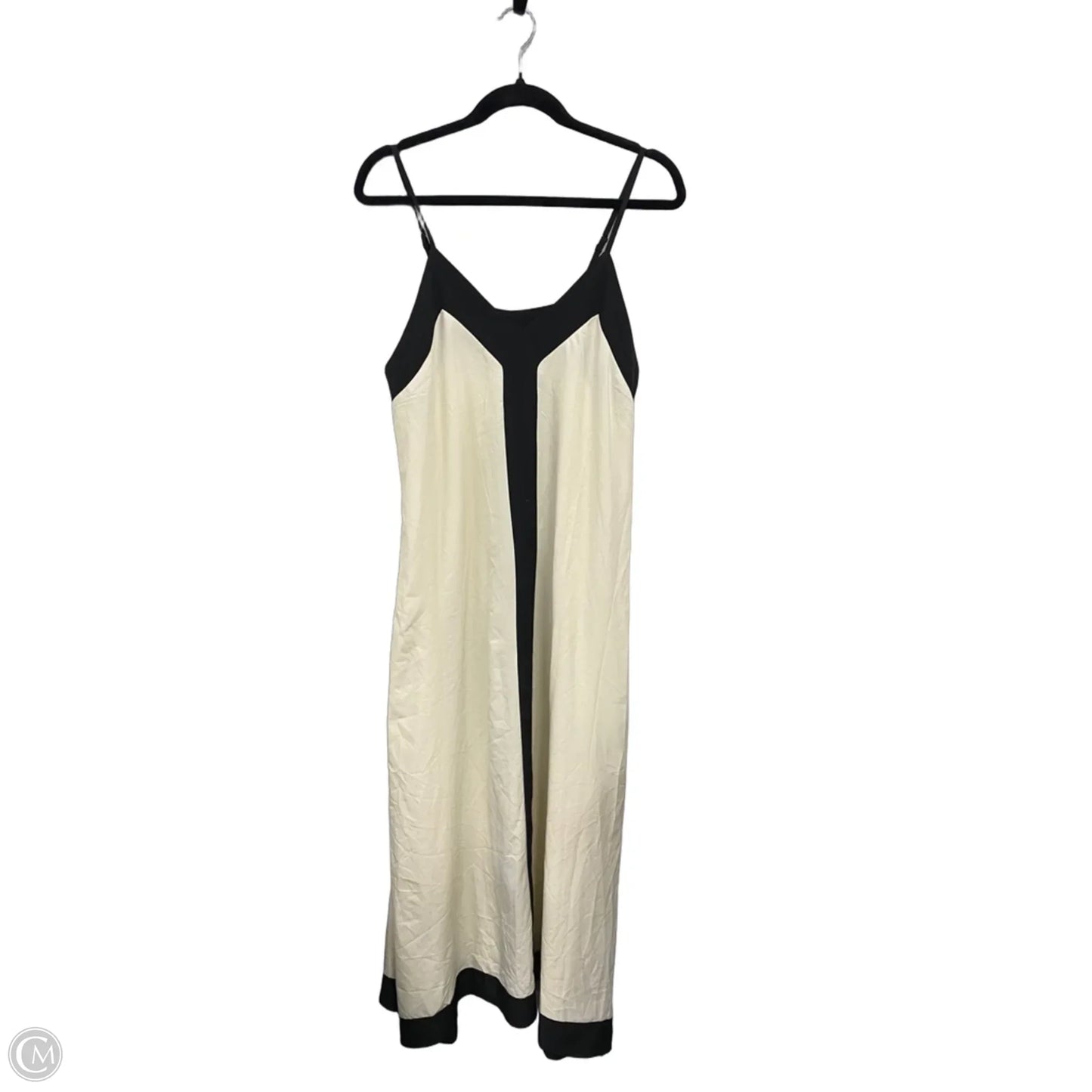 Dress Casual Maxi By Clothes Mentor In Black & Cream, Size: M