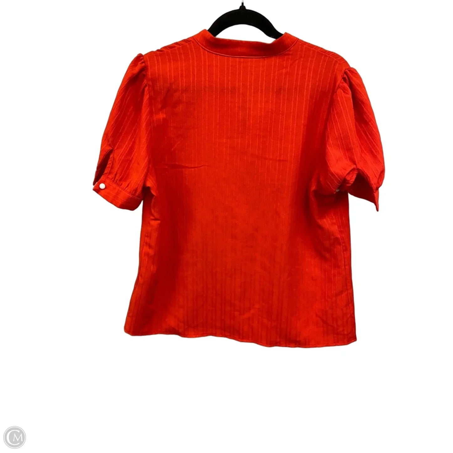 Top Short Sleeve By Shein In Orange, Size: 12