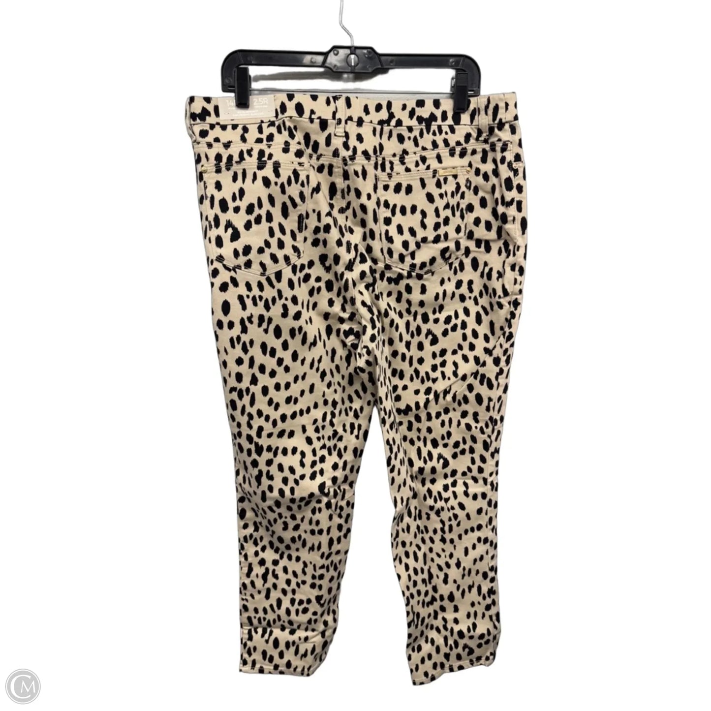 Jeans Straight By Chicos In Animal Print, Size: 14