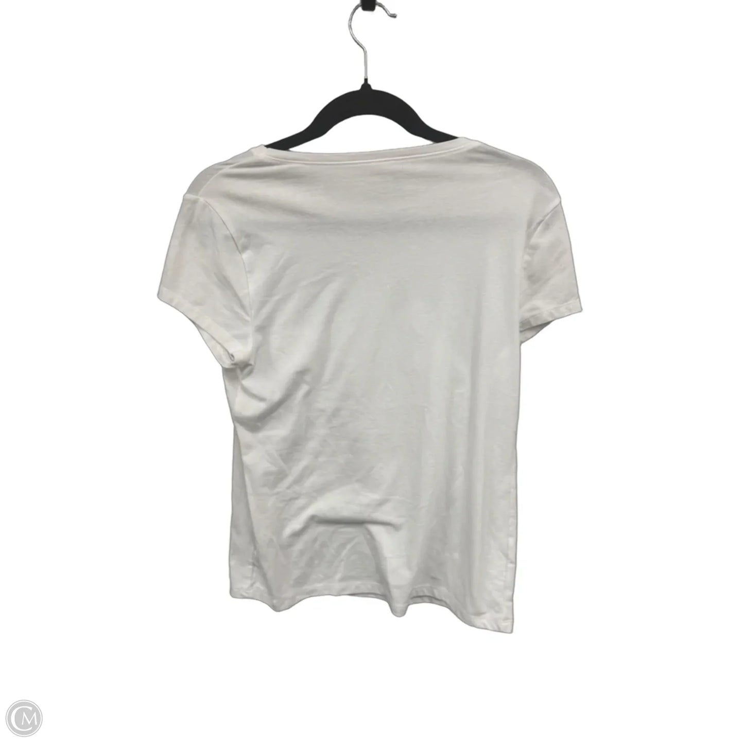 Top Short Sleeve Basic By No Boundaries In White, Size: M