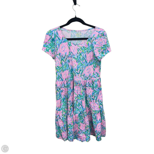 Dress Designer By Lilly Pulitzer In Blue & Pink, Size: S