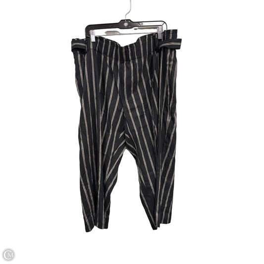 Pants Wide Leg By J. Jill In Black & Tan, Size: 3x
