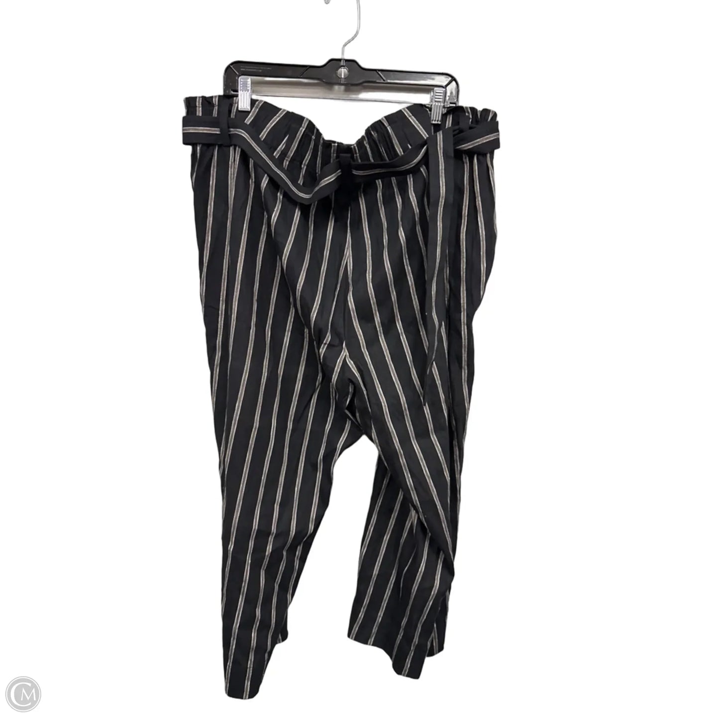 Pants Wide Leg By J. Jill In Black & Tan, Size: 3x