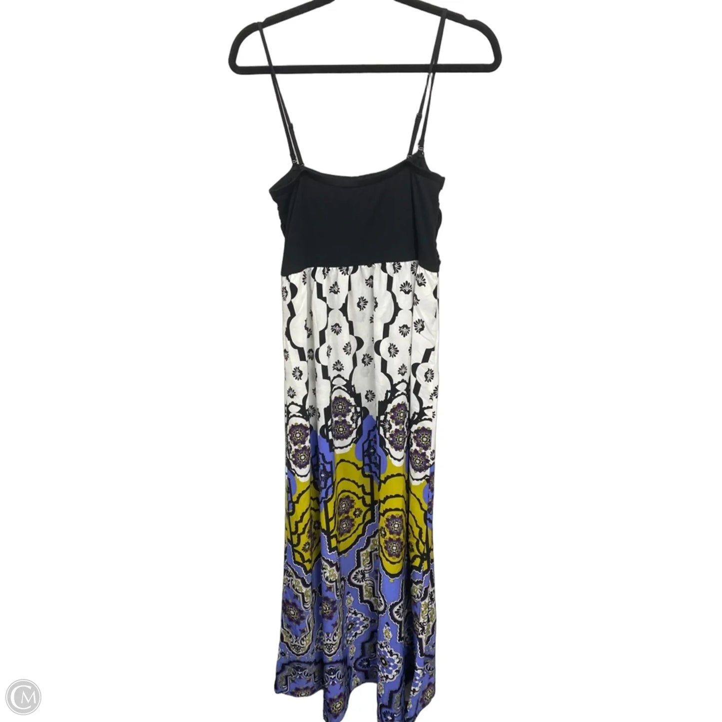 Dress Casual Maxi By Cmc In Black & Purple, Size: L