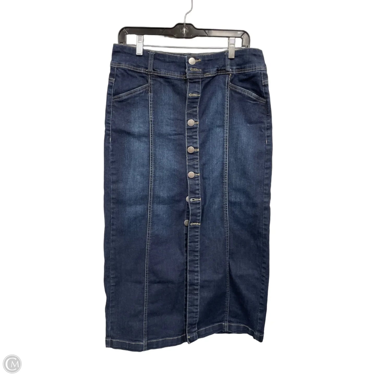 Skirt Maxi By Style And Company In Blue Denim, Size: 6