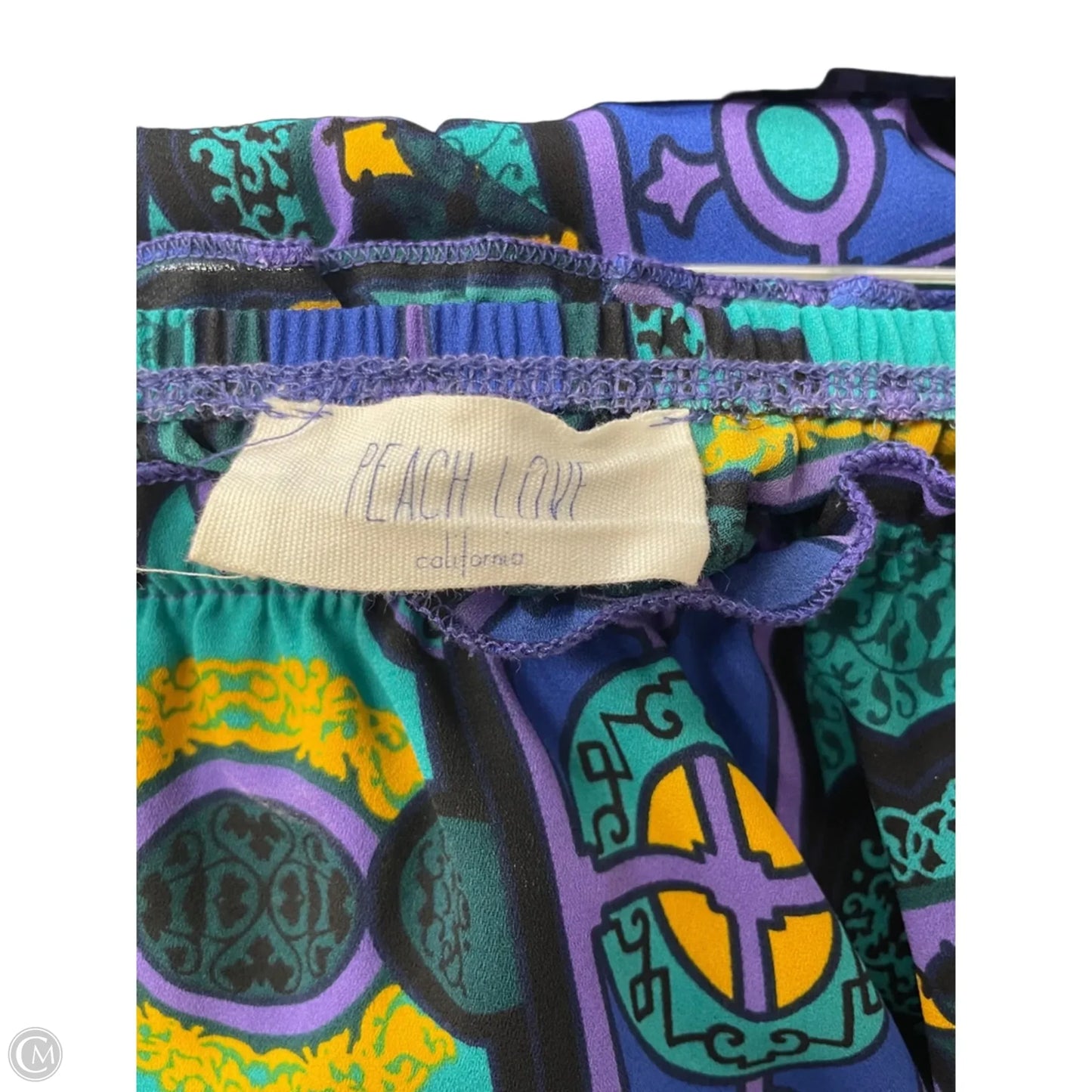 Dress Casual Maxi By Peach Love Cream California In Blue & Purple, Size: M