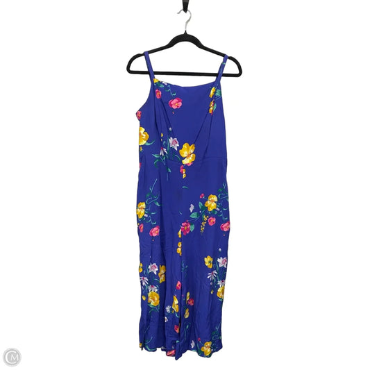 Jumpsuit By Old Navy In Blue & Yellow, Size: L