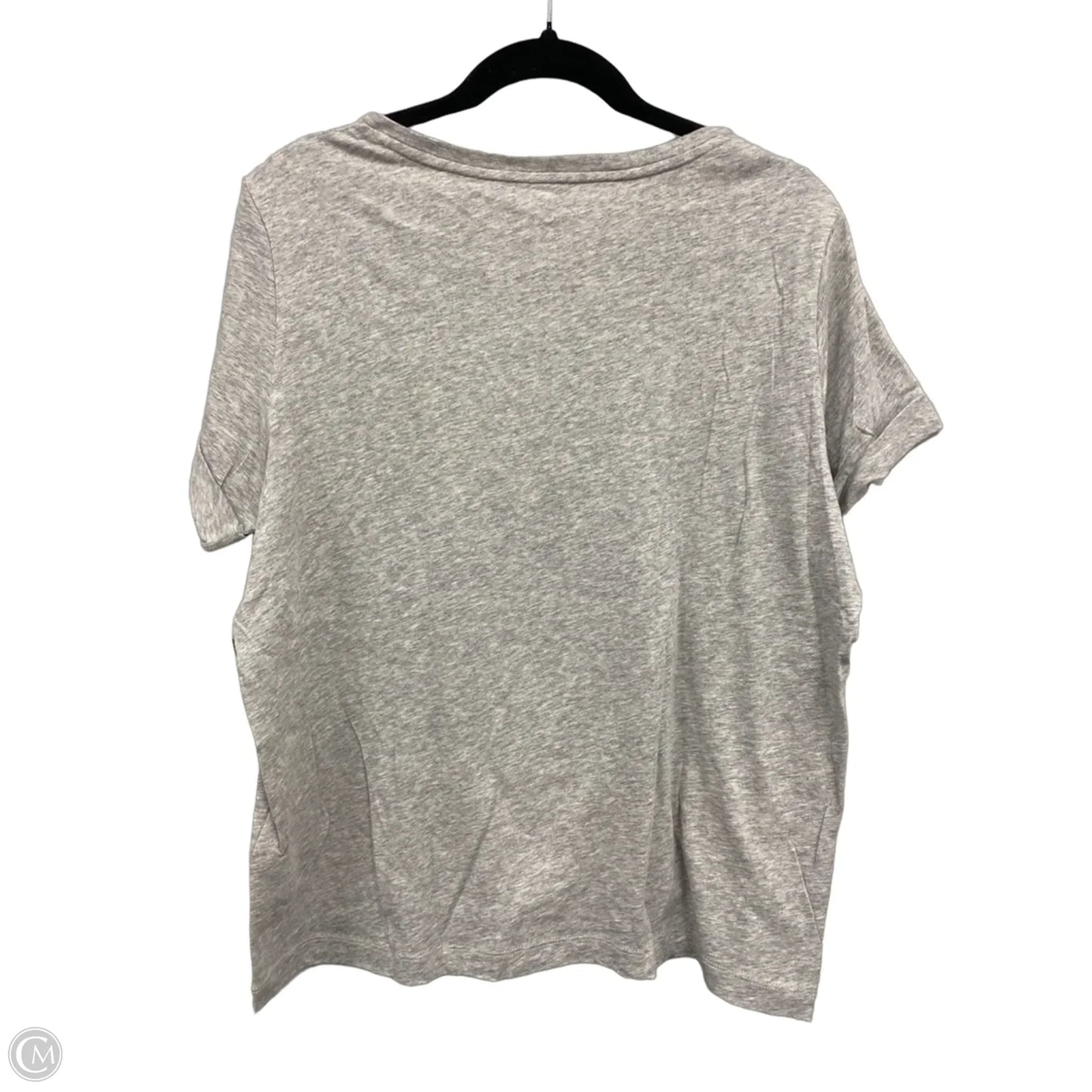 Top Short Sleeve Designer By Kate Spade In Grey, Size: Xl