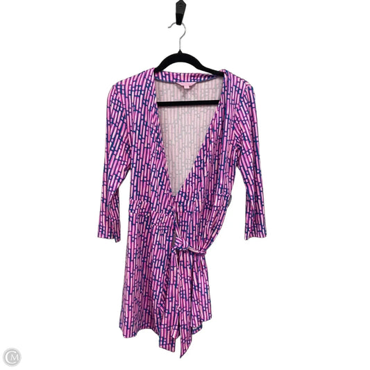 Dress Designer By Lilly Pulitzer In Blue & Pink, Size: S